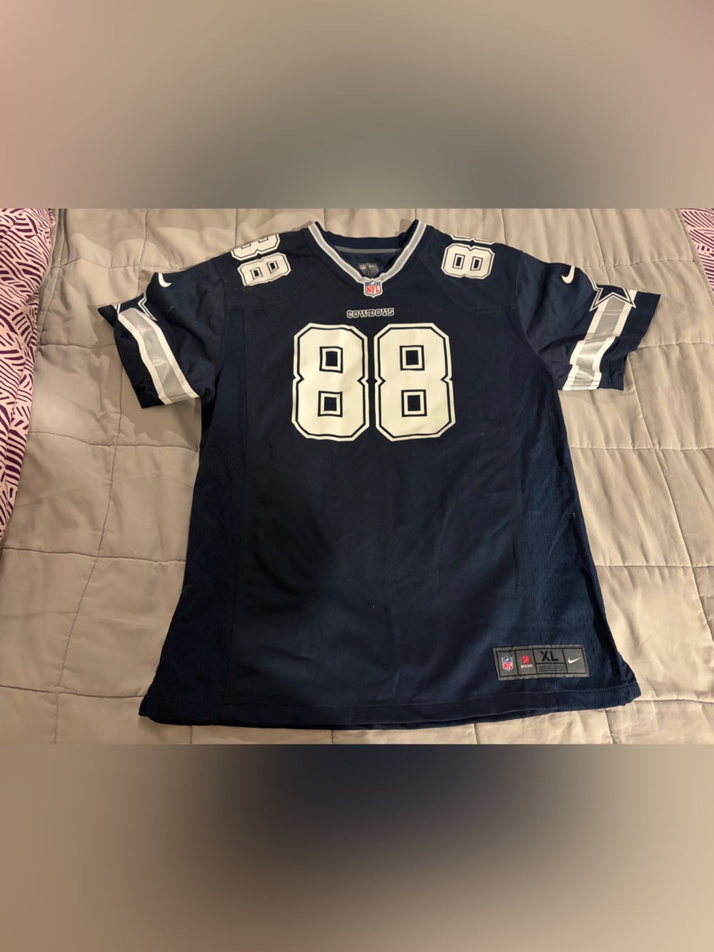 Nike Dallas Cowboys #88 Dez Bryant Navy NFL Football Jersey Youth XL